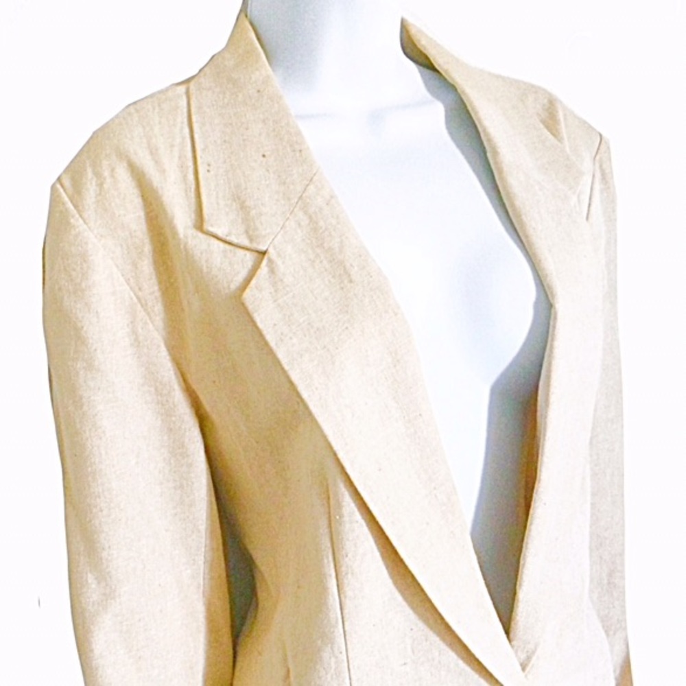 Linen Boyfriend Jackets w/ Coordinating Skirts!! - Picture 2 of 6
